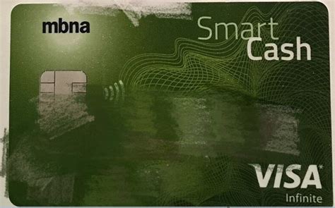 MBNA smart cash visa infinite